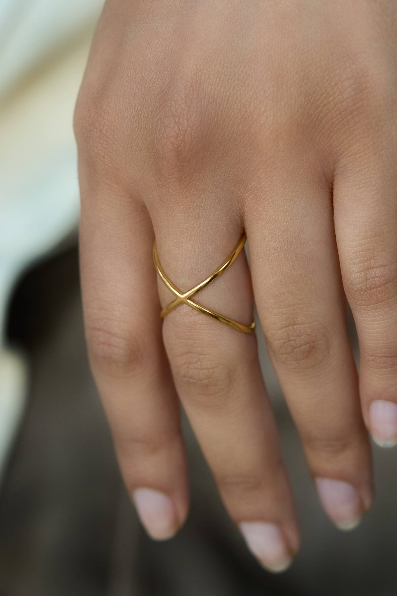 XO Ring - 18K Gold Plated - vibeboxshop