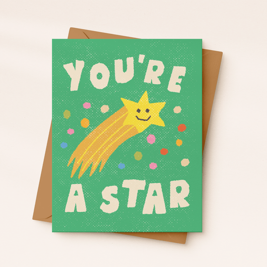 You're a Star Kids Encouragement Card - vibeboxshop