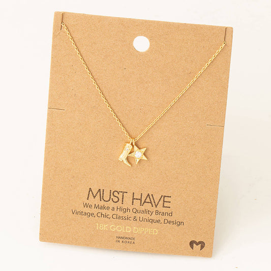 Cowboy Boots Star Necklace - vibeboxshop