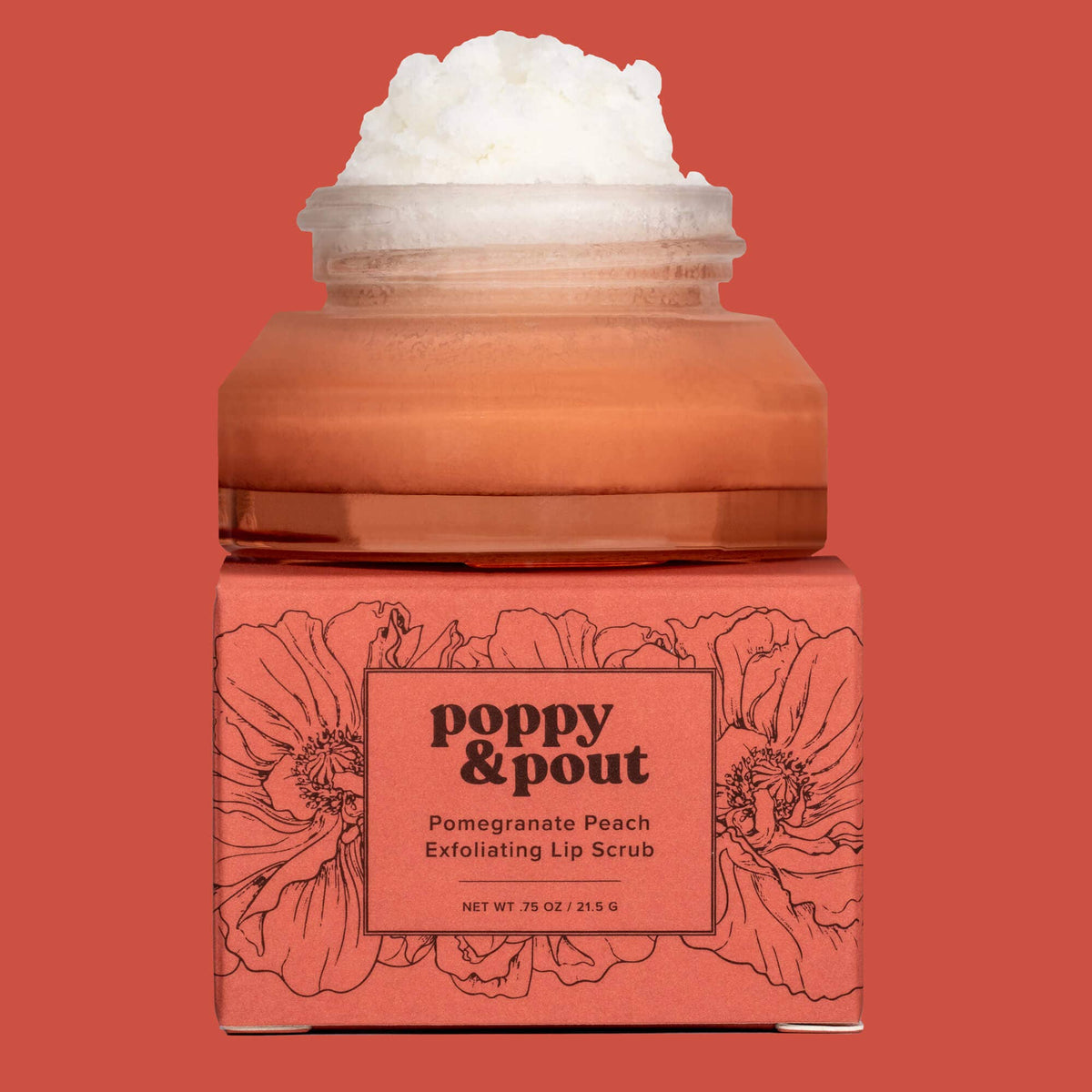 Lip Scrub, Pomegranate Peach - vibeboxshop