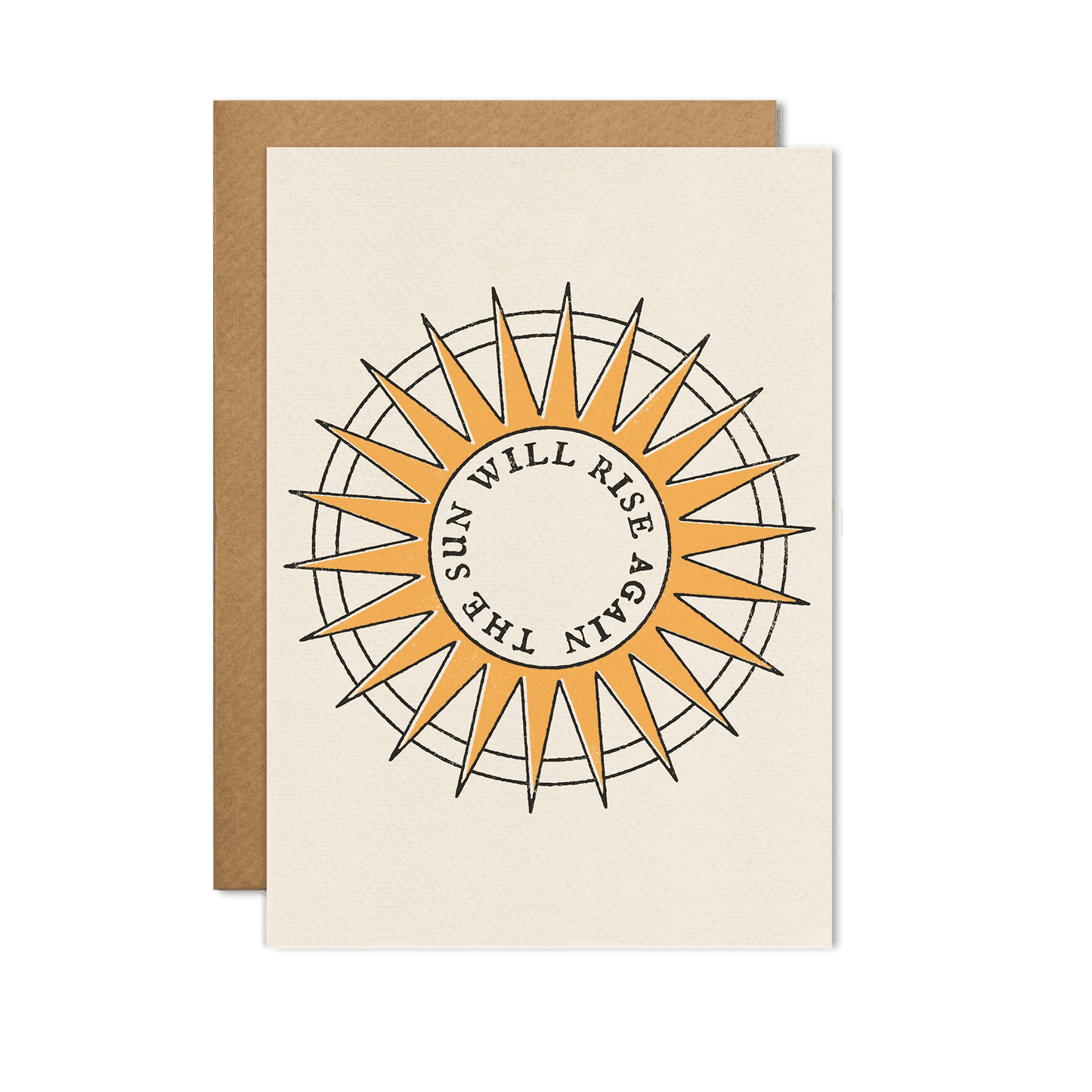 The Sun Will Rise Again Card - vibeboxshop